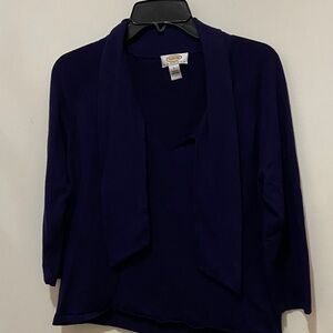 Talbots Purple top Size L